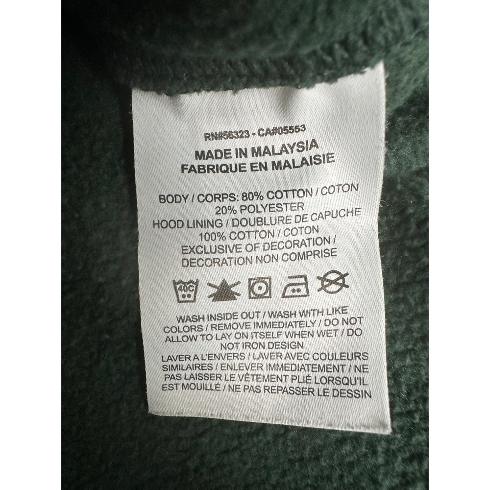 Nike Michigan State Spartans Hoodie Mens XL Green MSU NCAA Pullover Sweatshirt - Picture 6 of 6